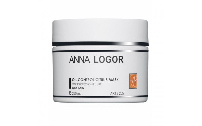 Anna Logor Oil Control Citrus Mask Анна Логор Цитрусова маска для жирної шкіри пастообразна 250мл