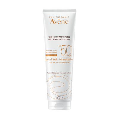 Авен сонцезахисне мінеральне молочко SPF 50+ Avene Lait Mineral SPF 50+, 100 мл