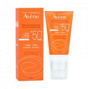 Авен Крем сонцезахисний SPF 50 для сухої та чутливої шкіри Avene Crème very high protection spf 50+, 50 мл