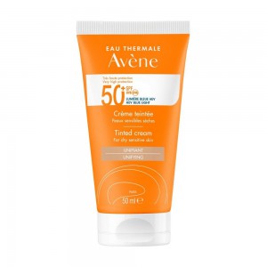 Авен Крем сонцезахисний тональний SPF 50+ для сухої чутливої шкіри Avene Tinted Cream for dry sensitive skin SPF 50+, 50 мл