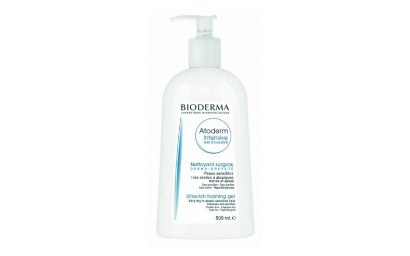 Біодерма Атодерм Інтенсив очищуючий гель для сухої шкіри Bioderma Atoderm Intensive gel moussant 500 мл
