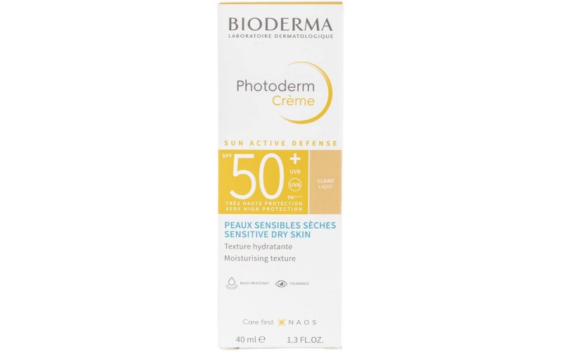 Біодерма Фотодерм Крем сонцезахисний тональний SPF 50+ Bioderma Photoderm SPF 50+ Tinted Cream, 40 мл