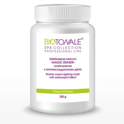 Biotonale Шейкерна кремова маска вісвітлювальна з антиоксидантною дією Magic Eraser Shaker Cream Lifting Mask, 200 г