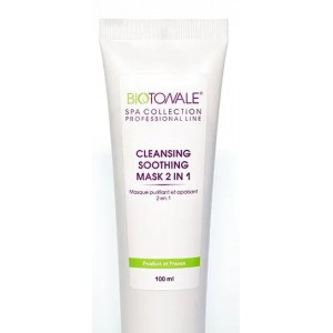 Biotonale Очищуюча та заспокійлива маска 2 в 1 із зеленою глиною CLEANSING SOOTHING MASK 2 IN 1, 100 ml