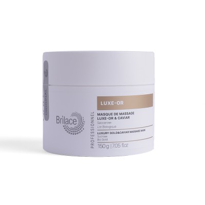 Brilace Масажна маска з золотом та чорною ікрою Luxury Gold&Caviar massage mask, 150 мл