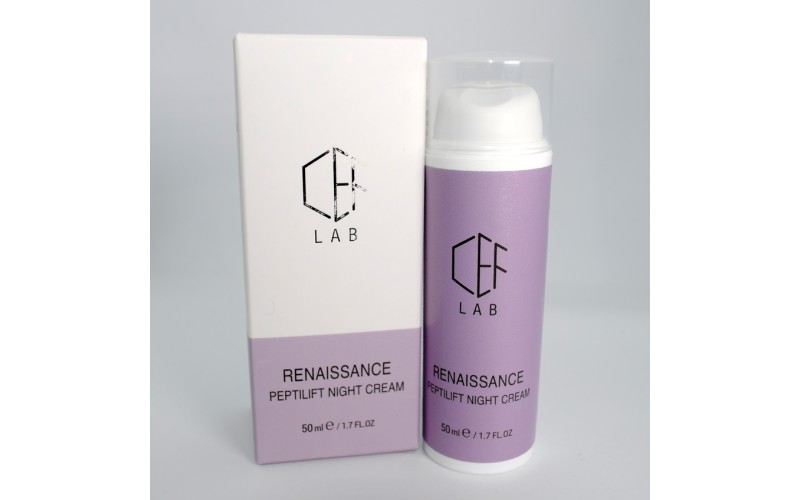 Пептидний нічний Ліфтинг-крем CEF Lab Renaissance Peptilift Night Cream, 50 мл