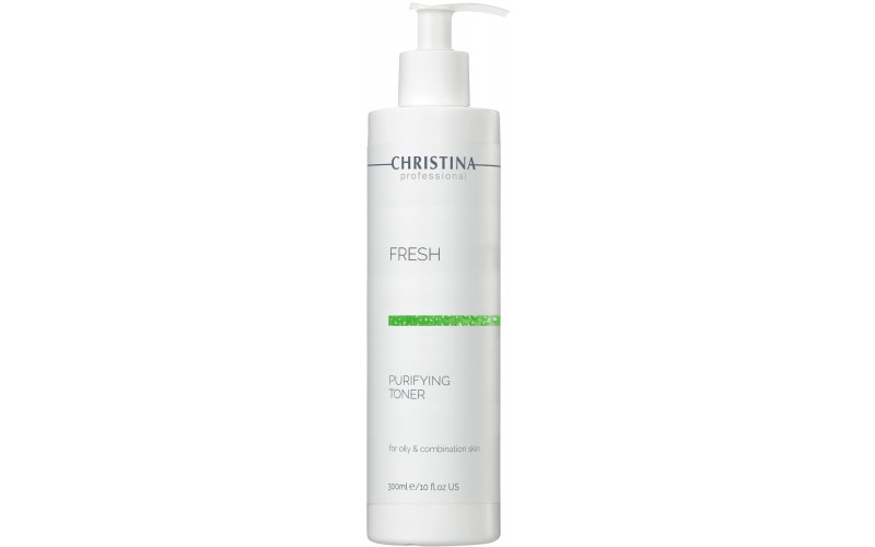 Очищаючий тонік для жирної шкіри з лемонграсом Christina Fresh Purifying Toner for oily skin with Lemongrass, 300 мл