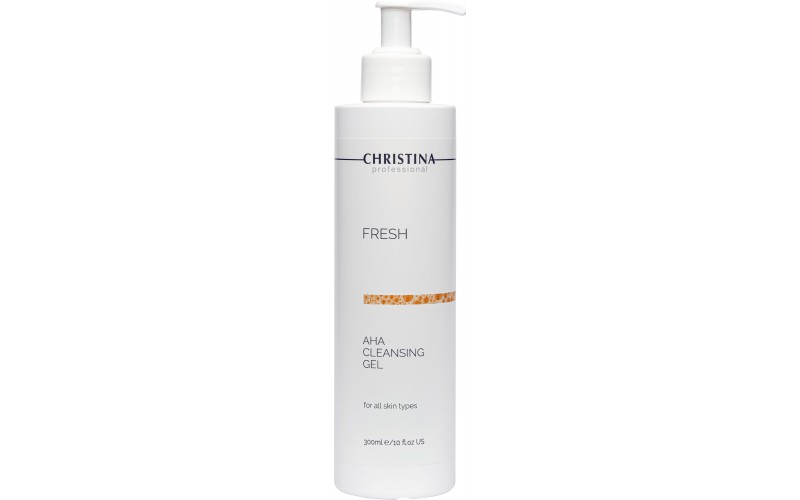 Очищаючий гель із фруктовими кислотами для всіх типів шкіри Christina Fresh AHA Cleansing Gel, 300 мл