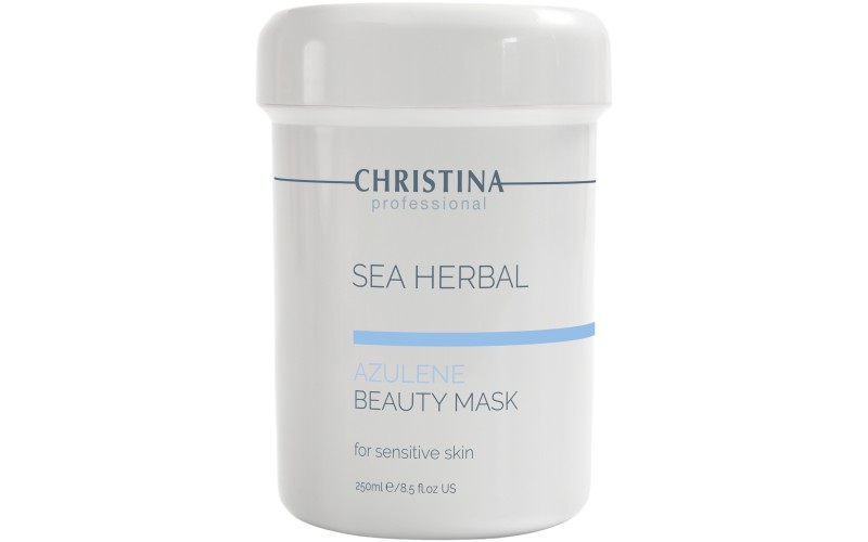 Азуленова маска краси для чутливої шкіри Christina Sea Herbal Beauty Mask Azulene, 250 мл