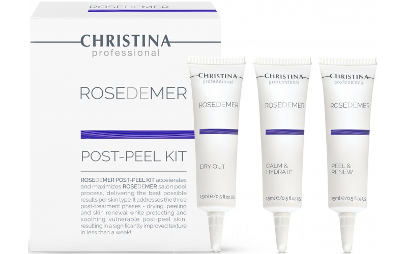 Набір для постпілінгового догляду (3 препарати) Christina Rose De Mer Post-Peel Kit