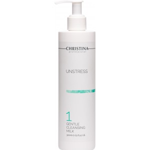 Ніжне молочко, що очищає (крок 1) Christina Unstress Gentle Cleansing Milk, 300 мл