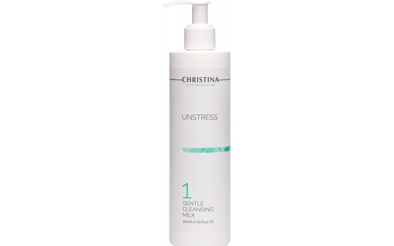 Ніжне молочко, що очищає (крок 1) Christina Unstress Gentle Cleansing Milk, 300 мл