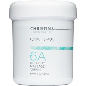 Розслаблюючий масажний крем (крок 6a) Christina Unstress Relaxing Massage Сream, 500 мл