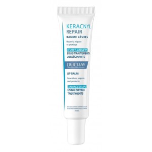 Дюкре Керакніл відновлюючий бальзам для губ Ducray Keracnyl Repair Lip Balm 15мл 