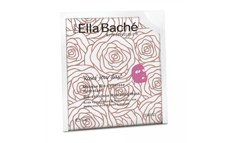 Біоцелюлозна рожева маска Ella Bache Bio-cellulose Rose Mask, 8 мл