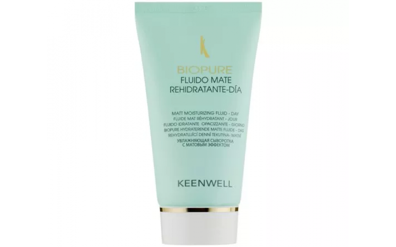 Денний флюїд матувальний зволожувальний Keenwell Biopure Matte Moisturising Fluid-Day 60 мл