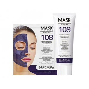 Альгінатна маска з аргіреліном для розгладження мімічних зморщок No108 Keenwell Alginate Mask 125 мл + 25 гр