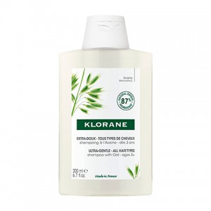 Клоран Овес шампунь для всіх типів волосся Klorane Shampooing au lait d'avoine, 200 мл