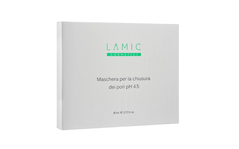 Lamic Cosmetici Маска для закриття пор Maschera per la chiusura dei pori pH 4.5 80 мл
