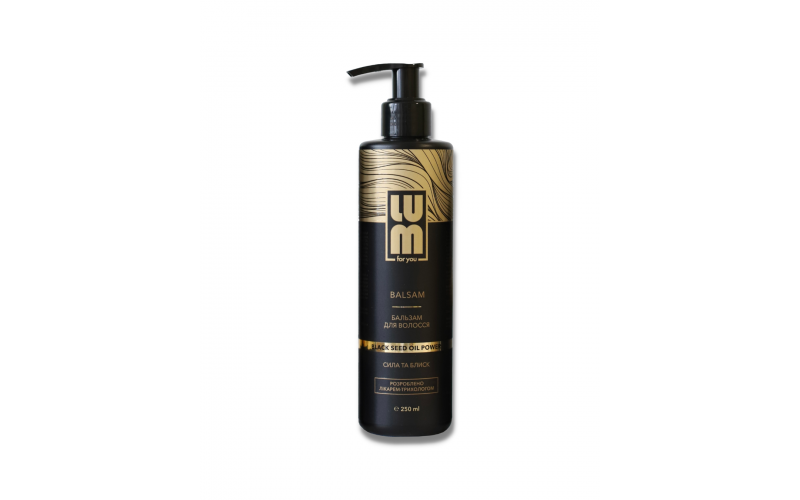 LUM Бальзам для волосся з олією чорного кмина LUM Black Seed Oil Power Balsam 250 мл