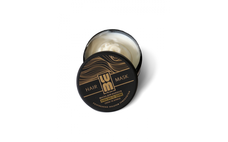 LUM Маска для волосся з олією чорного кмину LUM Hair Mask Black Seed Oil Power 200 мл 
