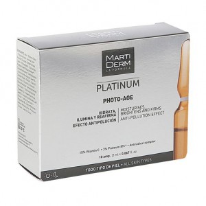 МартіДерм Платінум Фото-Ейдж HA+ ампули Martiderm Platinum Photo-Age HA+,  10 шт