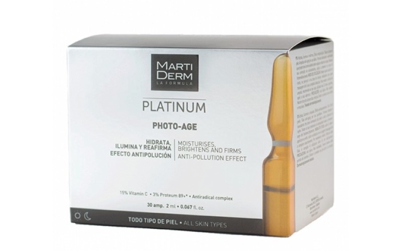 МартіДерм Платінум Фото-Ейдж HA+ ампули Martiderm Platinum Photo-Age HA+,  30 шт