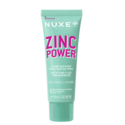 Нюкс Цинк Пауер матуючий флюїд для шкіри схильної до акне Nuxe Zinc power Mattifying fluide, 40 мл Нюкс Цинк Пауер матуючий флюїд для шкіри схильної до акне Nuxe Zinc power Mattifying fluide, 40 мл