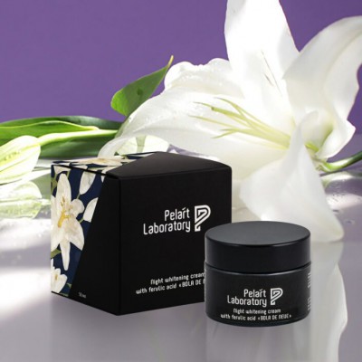 Пеларт Нічний Відбілювальний крем «BOLA DE NEVE» з феруловою кислотою Pelart Night Whitening Cream with Ferulic Acid «Bola de Neve» 50 мл