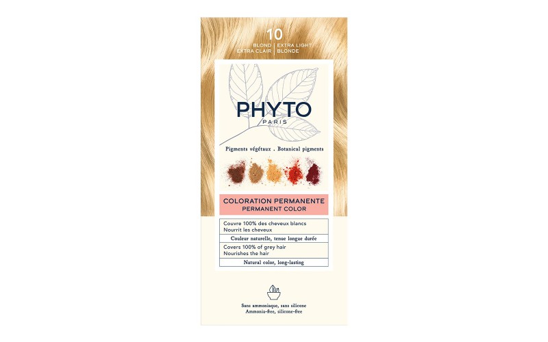 Фіто Фітоколор крем-фарба 10 екстра світлий блондин Phyto PhytoColor Permanent Color 10 Extra Light Blonde