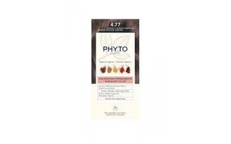 Фіто Фітоколор крем-фарба 4.77 Шатен темно-каштановий Phyto Phytocolor 4.77 Brown Intense Marron