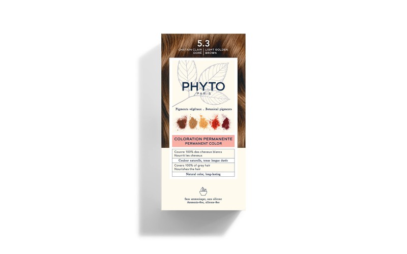 Фіто Фітоколор крем-фарба 5.3 Світлий Золотистий Шатен Phyto Phytocolor 5.3  Light Golden Brown