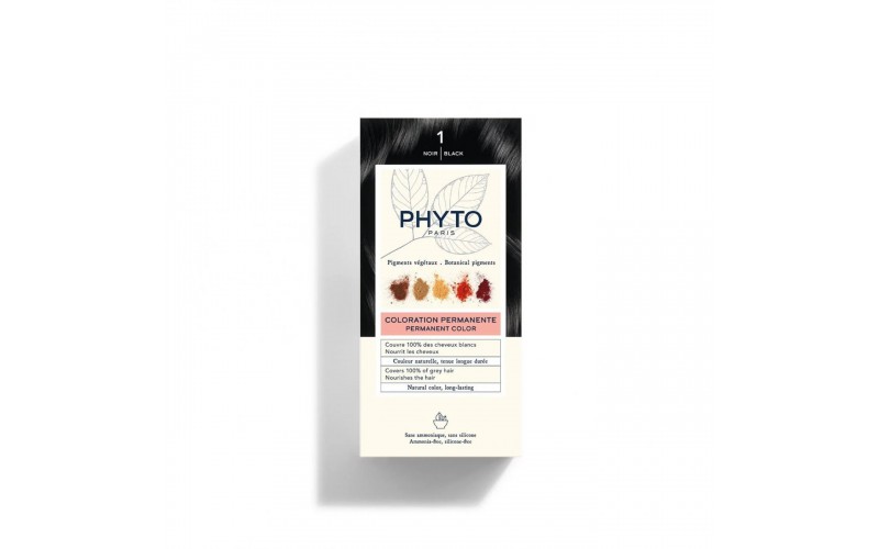 Фіто Фітоколор крем-фарба 1 чорний Phyto PhytoColor Permanent Color 1 Black
