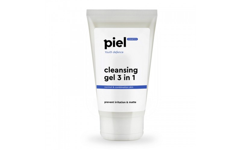Гель для вмивання нормальної та комбінованої шкіри Piel Cleansing Gel 3 in 150 мл