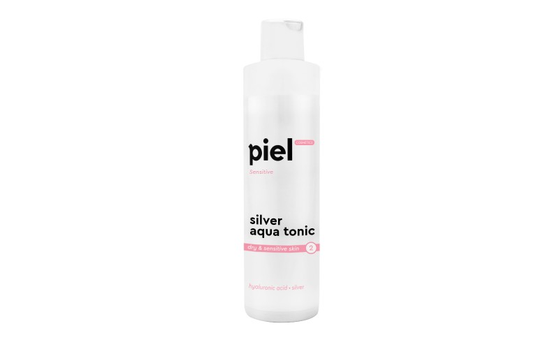 Зволожуючий тонік для сухої та чутливої шкіри обличчя Piel  Silver Aqua Tonic 250 мл