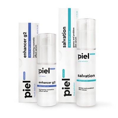 Piel Комплекс засобів для проблемної шкіри від прищів та акне Pure Salvation, 30мл+50мл Piel Комплекс засобів для проблемної шкіри від прищів та акне Pure Salvation, 30мл+50мл
