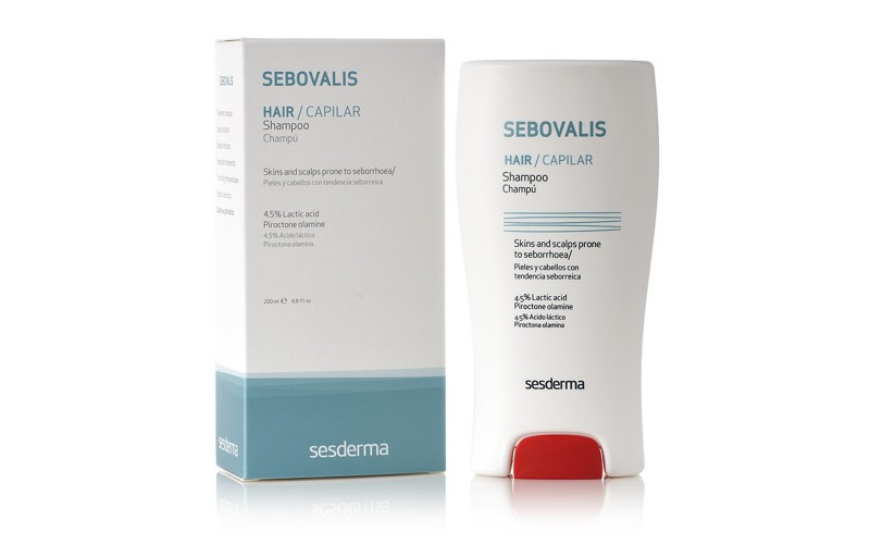 Терапевтичний шампунь проти себореї SeSDerma Sebovalis Therapeutic Shampoo 200 мл