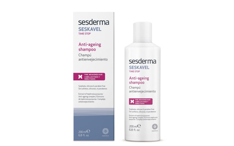 Антивіковий шампунь SeSDerma Seskavel Time Stop Anti-Ageing Shampoo 200 мл
