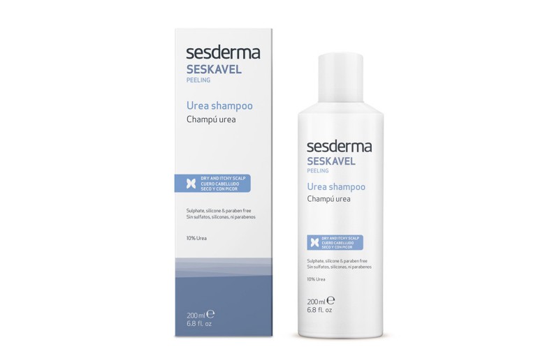 Очисний шампунь із сечовиною SeSDerma Seskavel Peeling Urea Shampoo 200 мл
