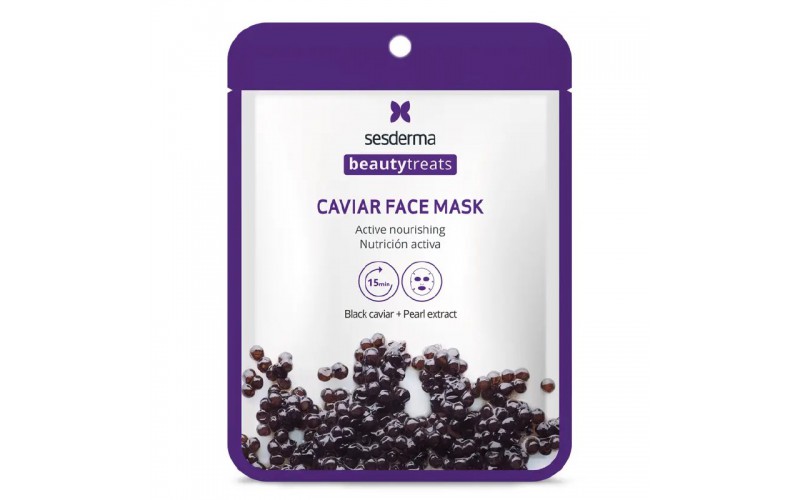 Поживна маска з екстрактом чорної ікри Sesderma Beauty Treats Black Caviar 25 мл