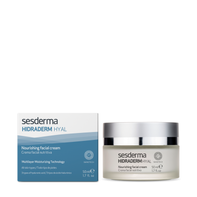 Sesderma Поживний крем для обличчя Hidraderm Hyal Nourishing Facial Cream, 50 мл