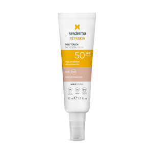 Сесдерма Солнцезащитный тональный крем для лица Sesderma Repaskin Silk Touch Color SPF 50, 50 мл