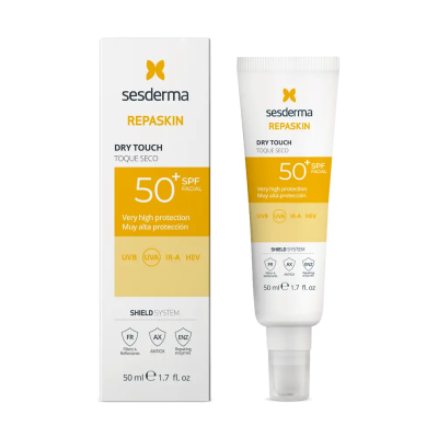 Сесдерма Сонцезахисний крем-гель SPF 50 SesDerma Repaskin Dry Touch Facial SPF 50, 50 мл Сесдерма Сонцезахисний крем-гель SPF 50 SesDerma Repaskin Dry Touch Facial SPF 50, 50 мл