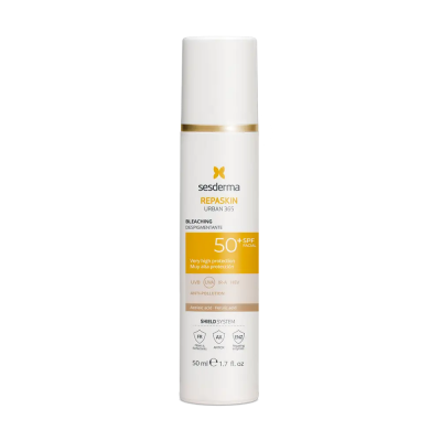 Сесдерма Депігментуючий сонцезахисний крем для обличчя SPF50 Sesderma Repaskin Urban 365 Despigmentante 50 мл Сесдерма Депігментуючий сонцезахисний крем для обличчя SPF50 Sesderma Repaskin Urban 365 Despigmentante 50 мл
