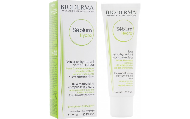 Біодерма Себіум Гідра зволожуючи Крем Bioderma Sebium Hydra Moisturizing cream 40 мл