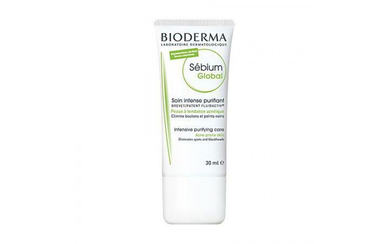 Біодерма Себіум Глобаль інтенсивний оздоровлюючий догляд Bioderma Sebium Global intensive purifying care 30 мл