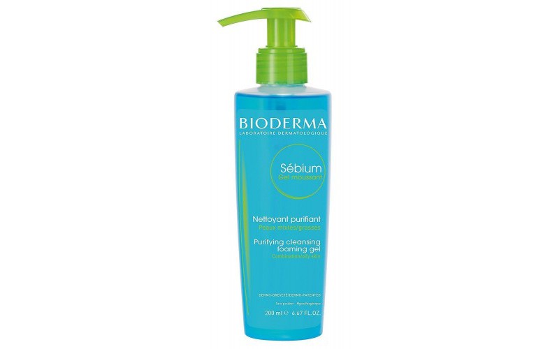 Біодерма Себіум Очищуючий Гель Bioderma Sebium purifying cleansing foaming gel 200 мл