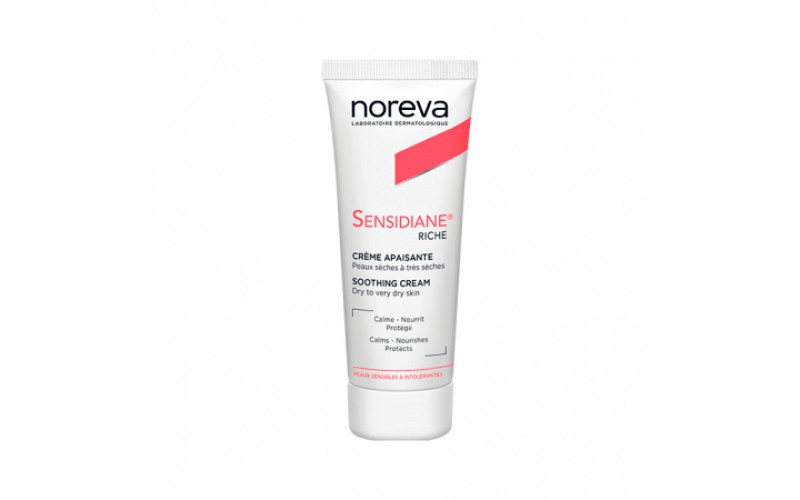 Норева Сенсидіан заспокійливий насичений крем Noreva Sensidiane Soothing Cream dry to very dry skin 40 мл