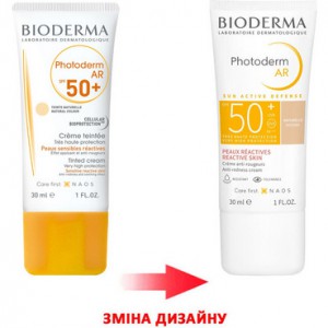 Біодерма Фотодерм АР для чутливої шкіри з тоном Bioderma Photoderm AR SPF 50+ Crème, 30 мл
