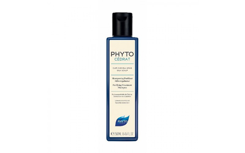 Фіто Фітоцедра себорегулюючий шампунь для жирного волосся Phyto Phytocédrat Shampooing Purifiant Sébo-Régulateur 250 мл